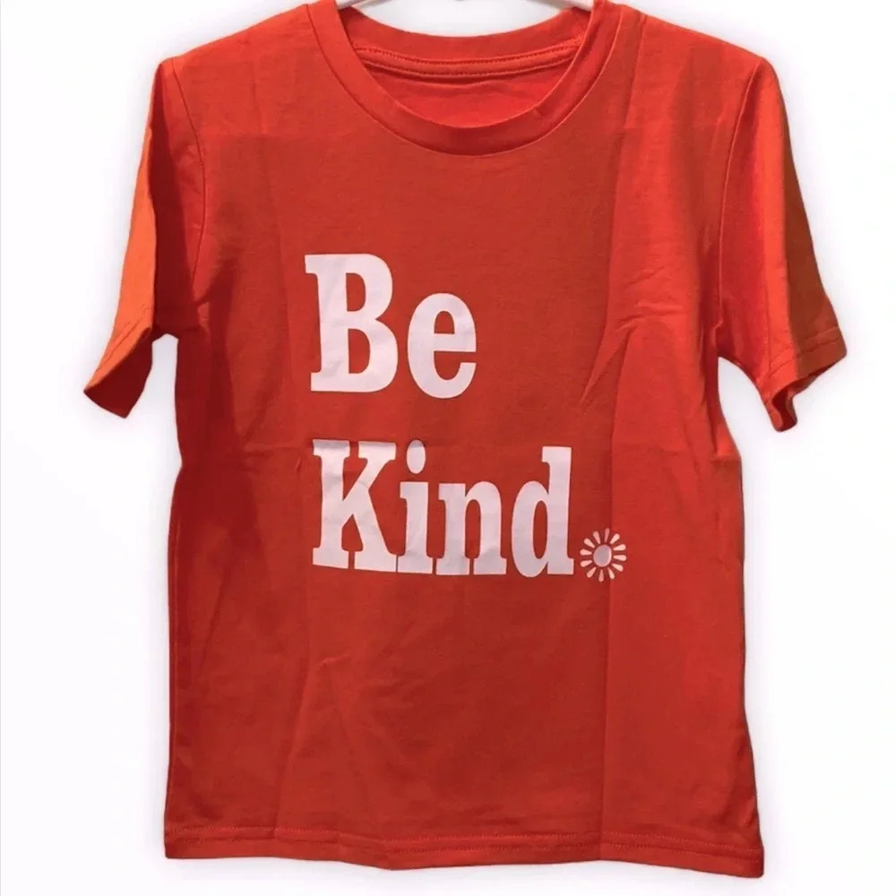 GRAPHIC TSHIRT NEW GIRLS BOYS TOP SUMMER CASUAL TOPS TSHIRTS SHIRT TEE SIZE S
